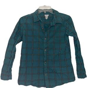 Boy’s Green Plaid Shirt